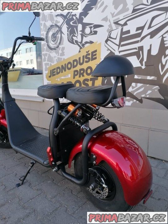 Elektrokoloběžka Leramotors Lera Scooters C1 červená 1000W záruka 2 roky