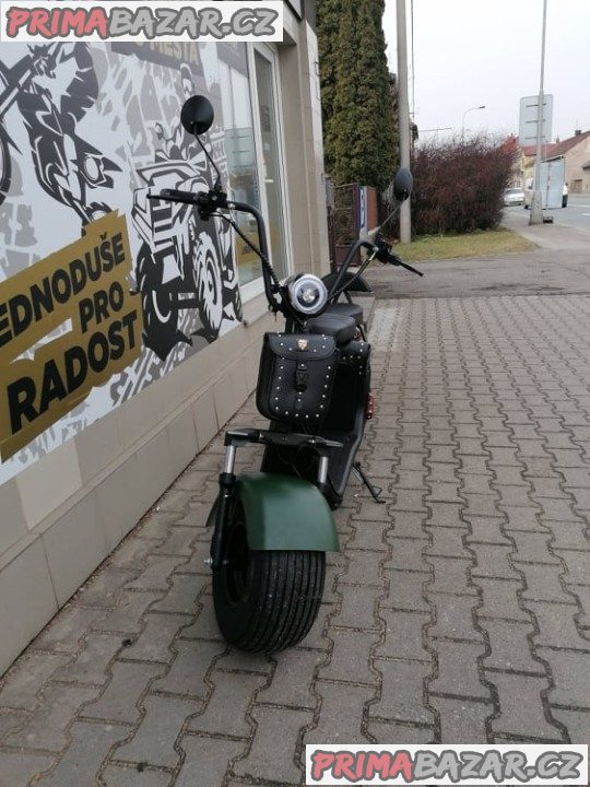 Elektrokoloběžka Leramotors Lera Scooters C1 zelená 1000W záruka 2 roky