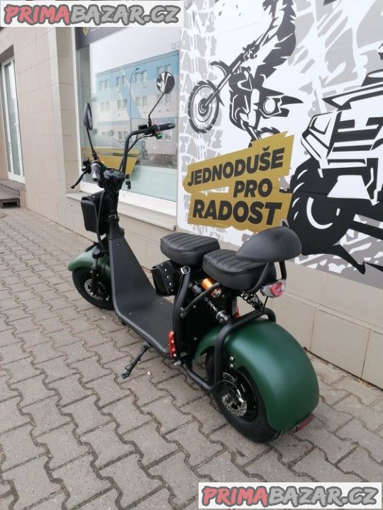 Elektrokoloběžka Leramotors Lera Scooters C1 zelená 1000W záruka 2 roky