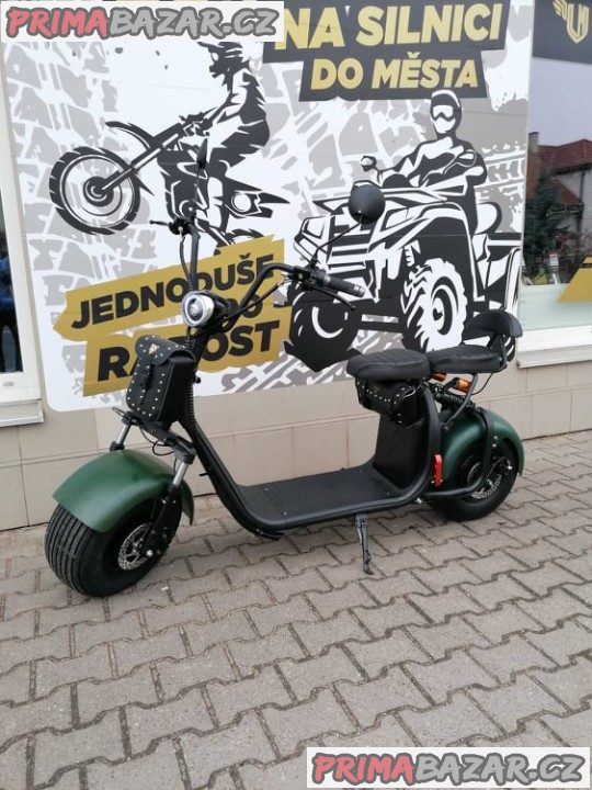 Elektrokoloběžka Leramotors Lera Scooters C1 zelená 1000W záruka 2 roky