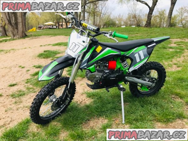 Pitbike Leramotors Shark 17/14 125ccm e-start, zelená