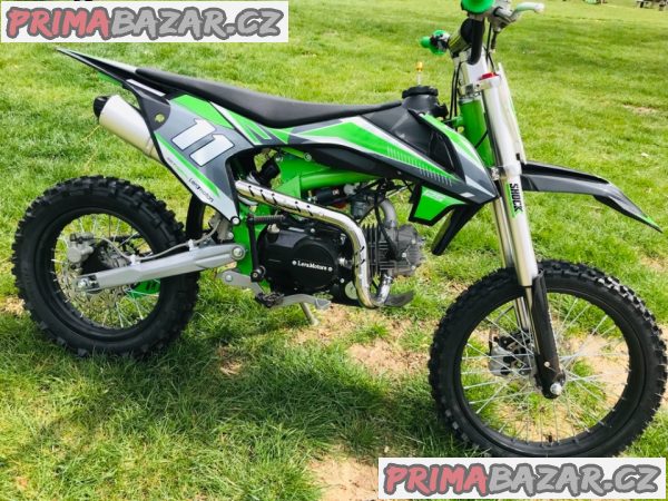 Pitbike Leramotors Shark 17/14 125ccm e-start, zelená