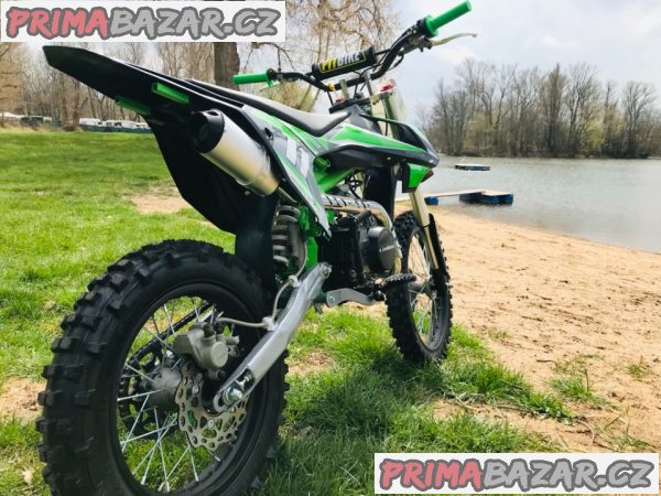 Pitbike Leramotors Shark 17/14 125ccm e-start, zelená