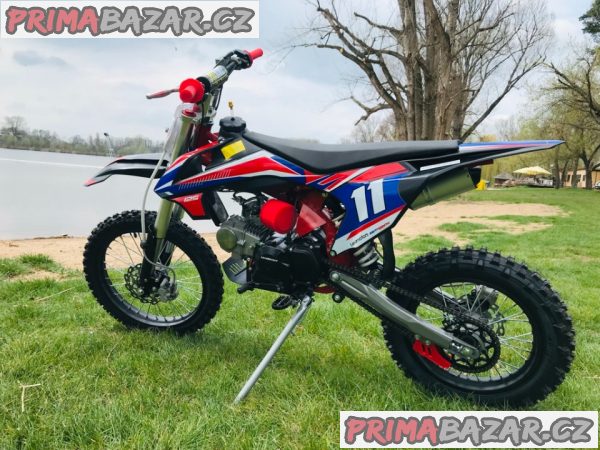 Pitbike Leramotors Shark 17/14 125ccm e-start, červená