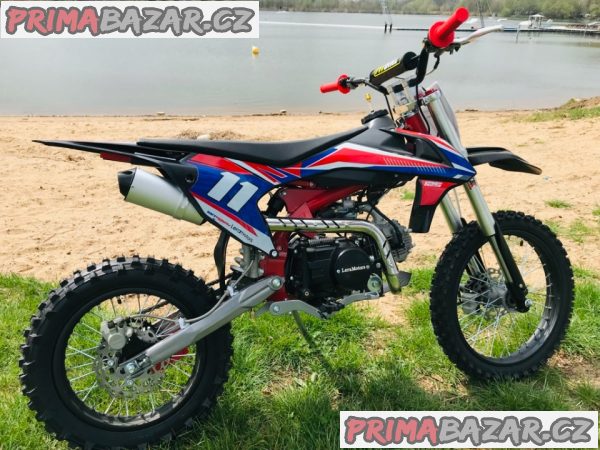 Pitbike Leramotors Shark 17/14 125ccm e-start, červená