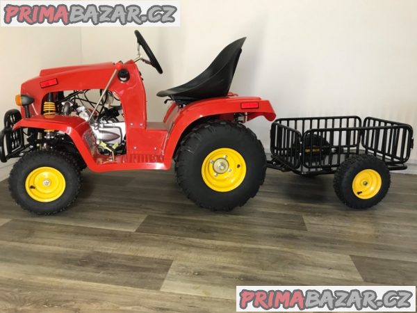 detsky-traktor-110ccm-s-vozikem-zdarma