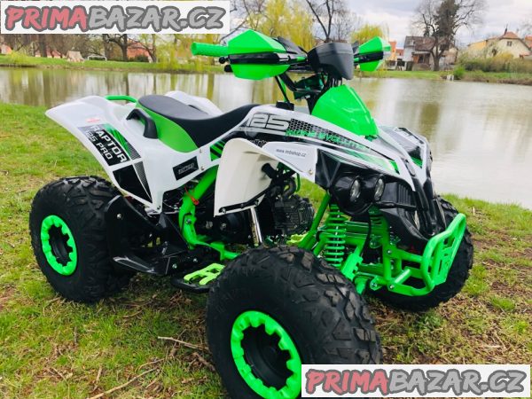 Čtyřkolka Leramotors Raptor 125ccm, bílo/zel