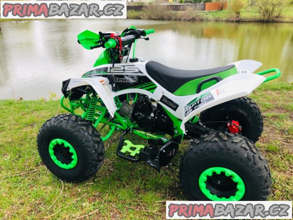 Čtyřkolka Leramotors Raptor 125ccm, bílo/zel