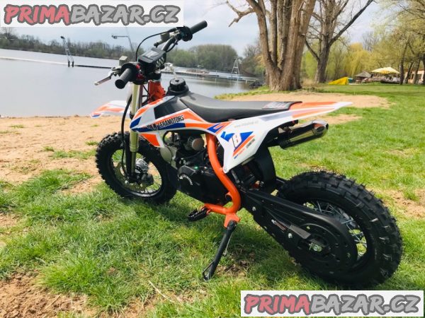 Pitbike Leramotors Spirit 90ccm, oranžová