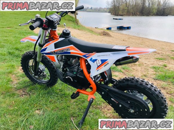 Pitbike Leramotors Spirit 90ccm, oranžová