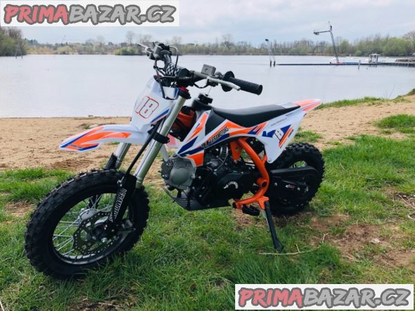 Pitbike Leramotors Spirit 90ccm, oranžová