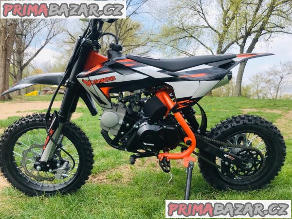 Pitbike Leramotors Cannon 125ccm, 14/12, el. starter, oranžová