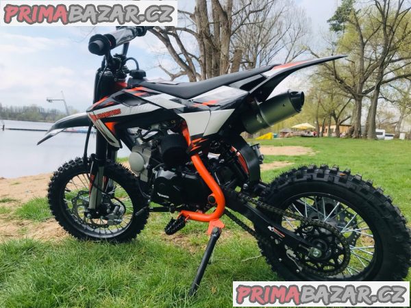 Pitbike Leramotors Cannon 125ccm, 14/12, el. starter, oranžová