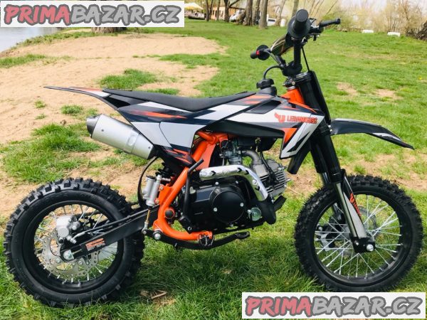 Pitbike Leramotors Cannon 125ccm, 14/12, el. starter, oranžová