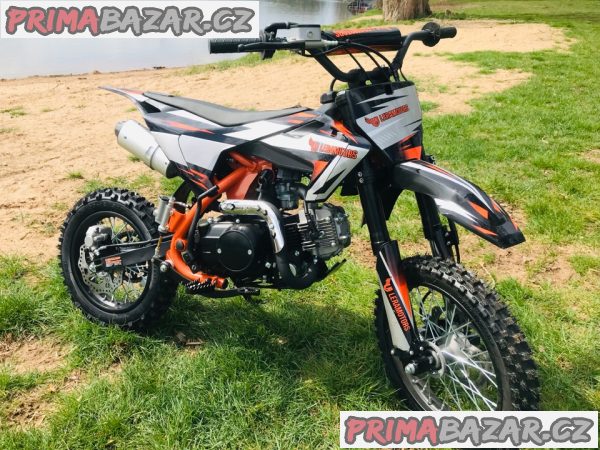 Pitbike Leramotors Cannon 125ccm, 14/12, el. starter, oranžová