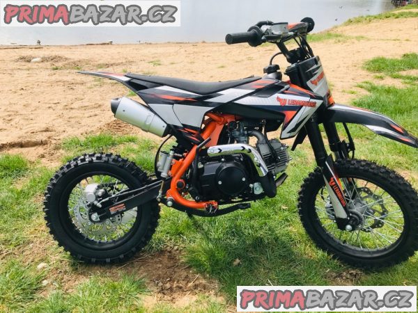 Pitbike Leramotors Cannon 125ccm, 14/12, el. starter, oranžová