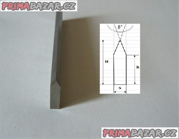 RADECO POLDI 5x20x100 - polotovar nože z HSS - ČSN 223691