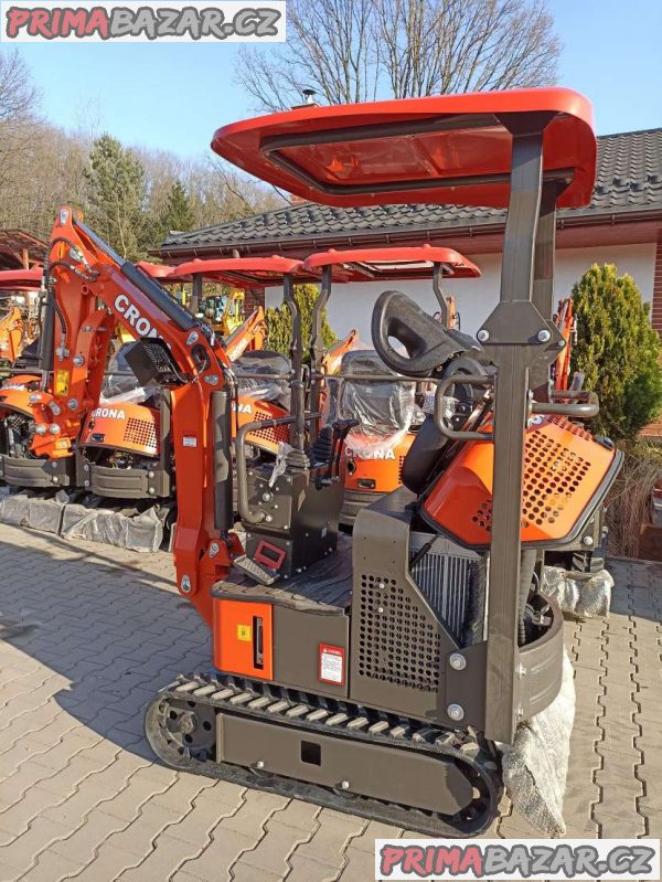 Bagr Kubota minibagr 1200 kg CR12 se lžící