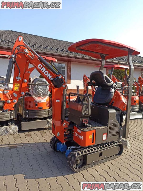 Bagr Kubota minibagr 1200 kg CR12 se lžící