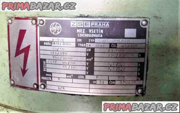 Pohon KARUSELU (elm. SB 225LDOB 40kW + regulátor 04 TK 1350)