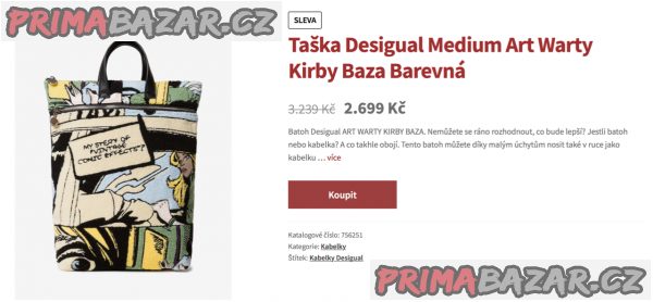 Batoh Desigual ART WARTY KIRBY BAZA