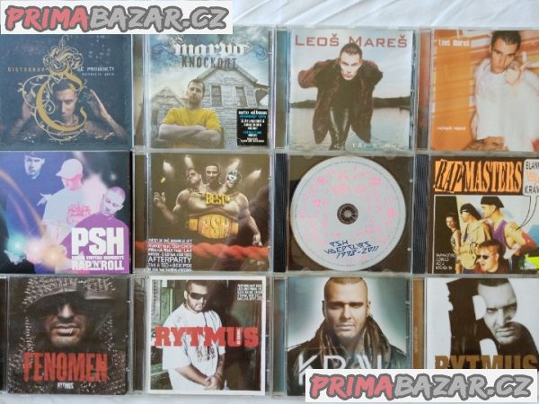 RAP, hip hop-CD,DVD,MC kazety od129 Kc