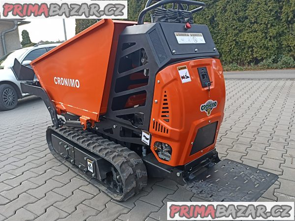 pásový mini nakladač, dumper se lžící CR50- 500 kg nosnost