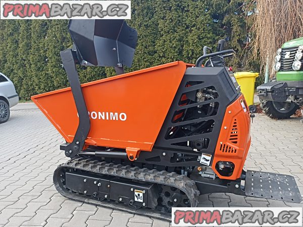 pásový mini nakladač, dumper se lžící CR50- 500 kg nosnost