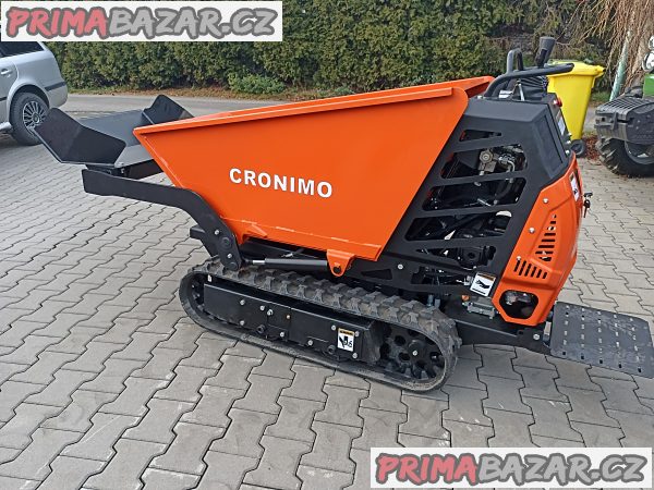 pásový mini nakladač, dumper se lžící CR50- 500 kg nosnost