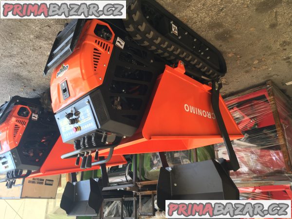 pásový mini nakladač, dumper se lžící CR50- 500 kg nosnost