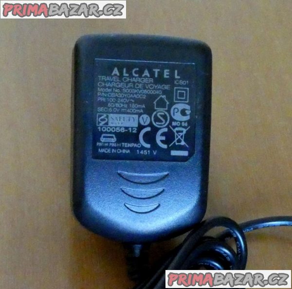 Síťová nabíječka k mobilu ALCATEL/ 5V-400mA (8)
