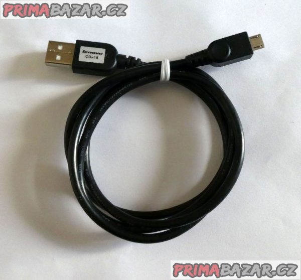 Datový nabíjecí kabel USB LENOVO CD-18, 30V-(4,5)