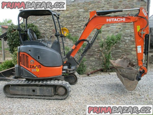 Minibagr Hitachi ZXS-229U + příslušenství