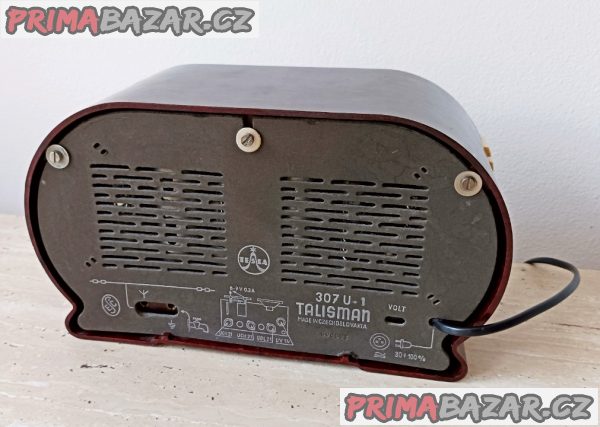 Starožitné rádio Tesla Talisman 307U po kompletní renovaci, plně funkční