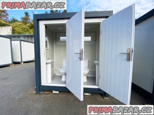 NOVÁ WC sanitární buňka, 2 samostatné kabiny