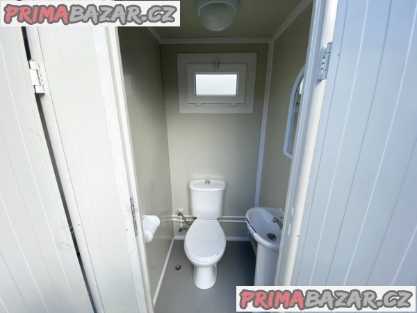 NOVÁ WC sanitární buňka, 2 samostatné kabiny