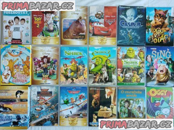 180 orig.DVD světových režisérů od 60 Kc