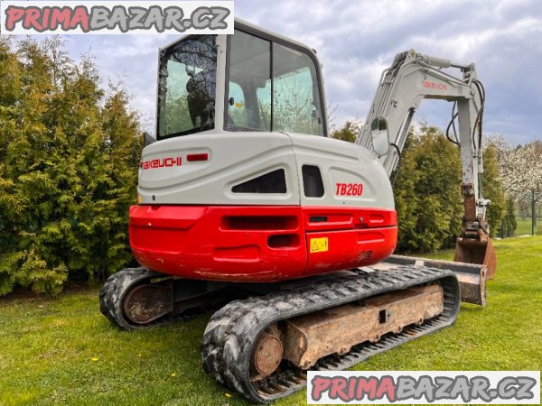 Minibagr Takeuchi TB 260 - klimatizace