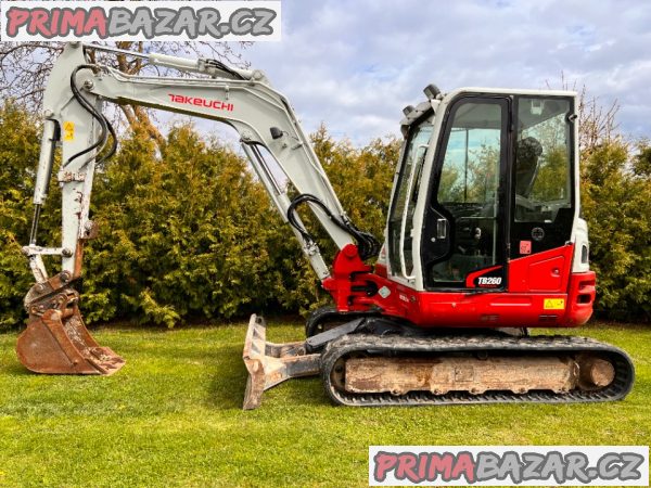 Minibagr Takeuchi TB 260 - klimatizace