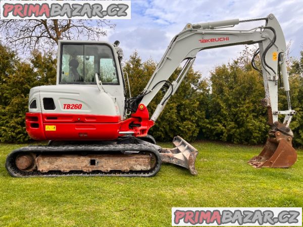 Minibagr Takeuchi TB 260 - klimatizace