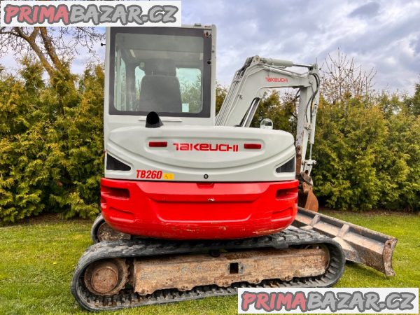 Minibagr Takeuchi TB 260 - klimatizace