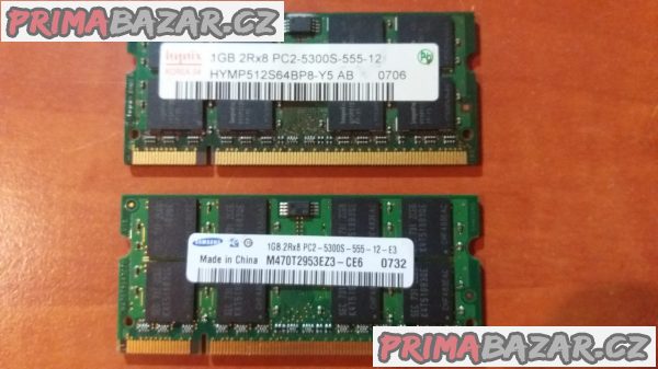 Pameti do notebooku DDR2, DDR3 ( 1-4 GB )