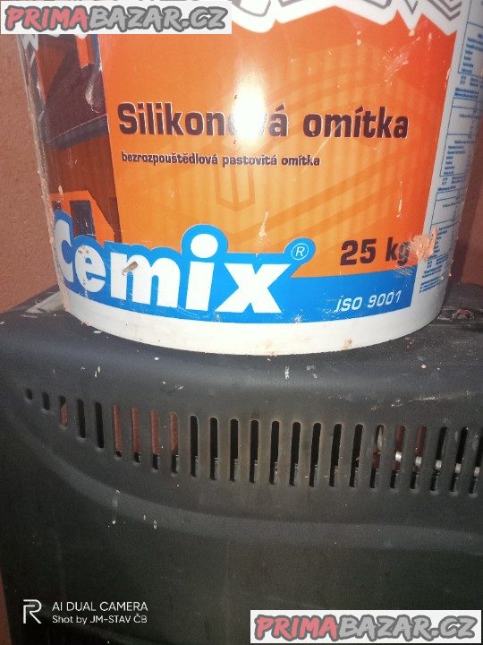 Silikonová zatíraná omítka 2.0 mm, oranžová odstín ZE30