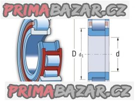 Ložisko NUP 312 NA - Německo, válečkové 60x130x31 mm (NOVÉ)