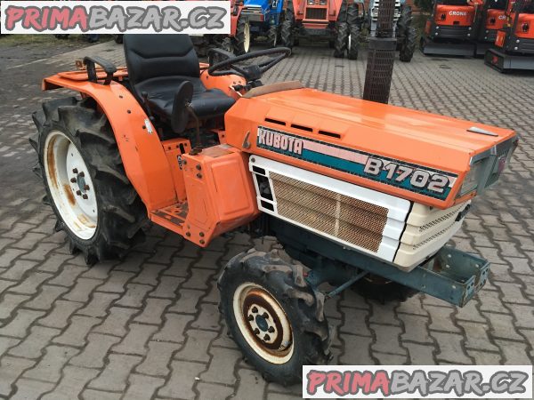 traktor kubota 4x4, kubota B1702DT, výkon 17 Hp