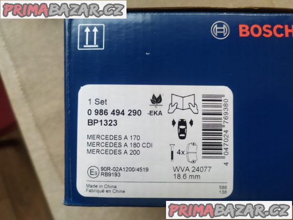 Brzdove destičky Bosch 0 986 494 290 Brzdove destičky Bosch 0 986 494 290