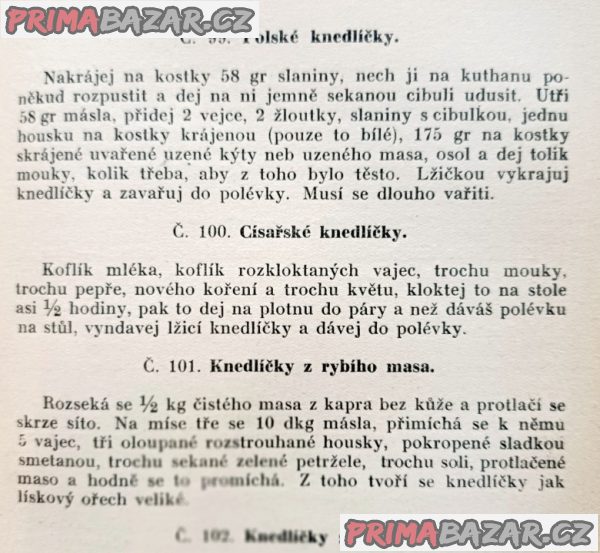 Starožitná Kuchařská kniha, spolek Domácnost, rok 1921