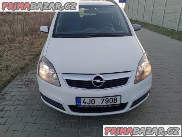 opel zafira b 7 míst. tažné stk 11.08.2024