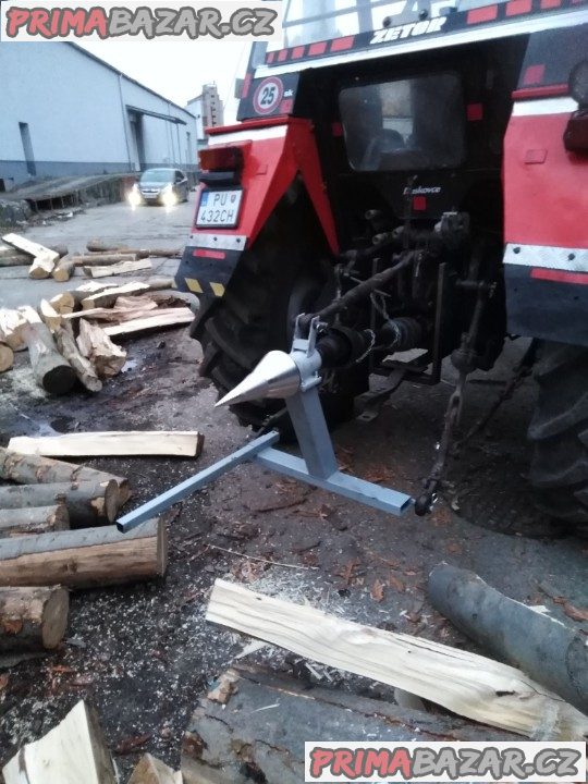 Kuželová štípačka za malotraktor, traktor. Kužel vrták špic prumer 150mm