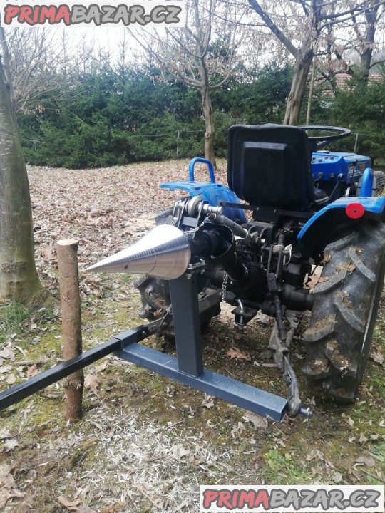 Kuželová štípačka za malotraktor, traktor. Kužel vrták špic prumer 150mm